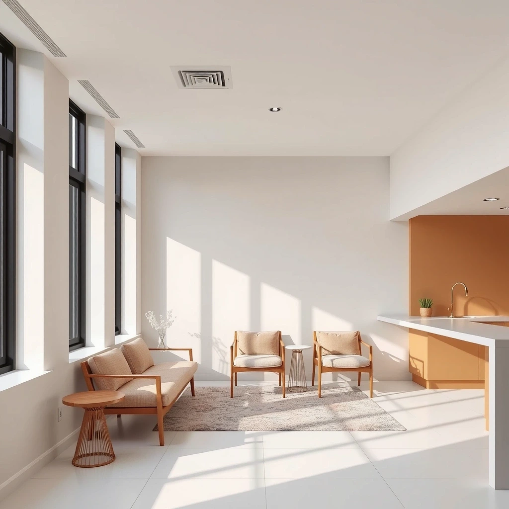 Interior klinik Glowdermcare yang modern dan nyaman
